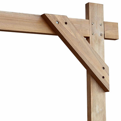 Svatební Oblouk Světle Hnědá 225 X 95 X 226 Cm