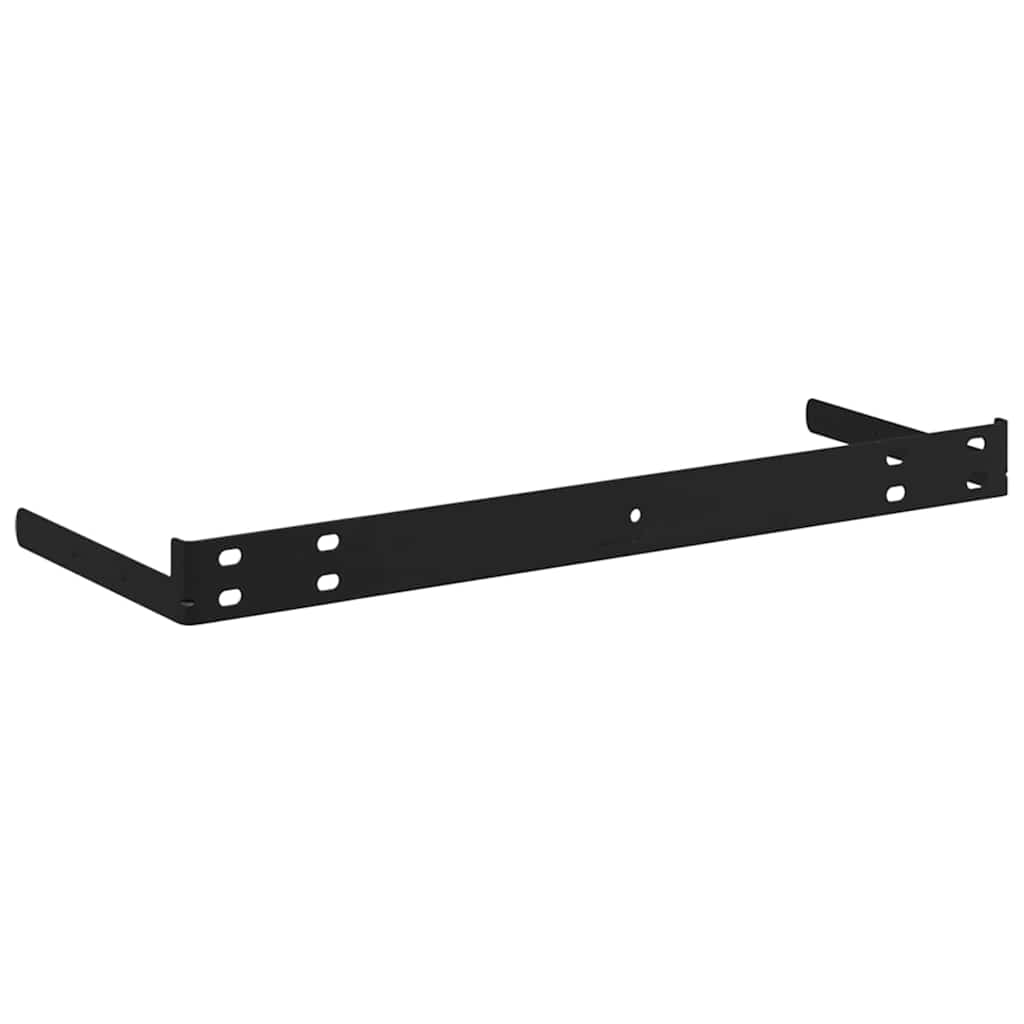Nástěnná Polička 4 Pcs Hnědá 80 X 23,5 X 4 Cm Kompozitní Dřevo