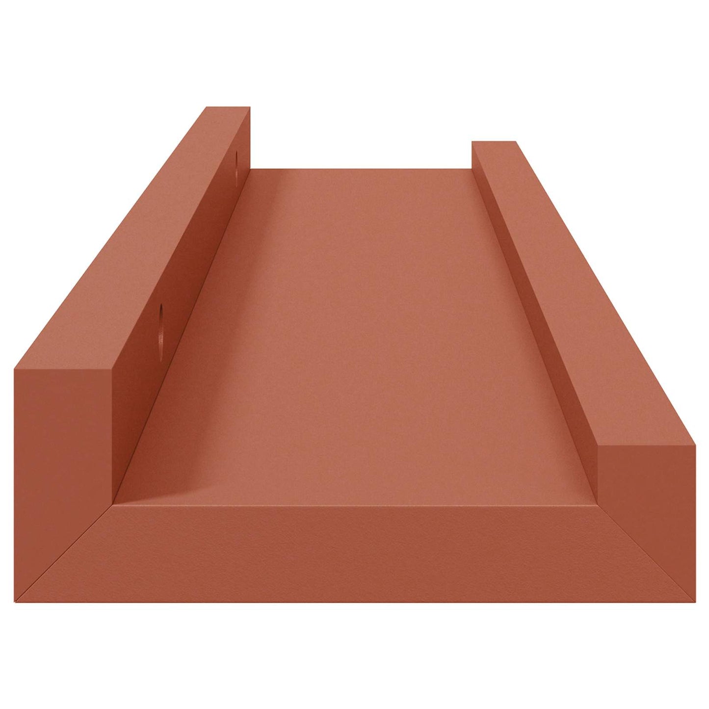 Nástěnná Polička Nástěnná Montáž 4 Ks Červená 40 X 9 X 3 Cm