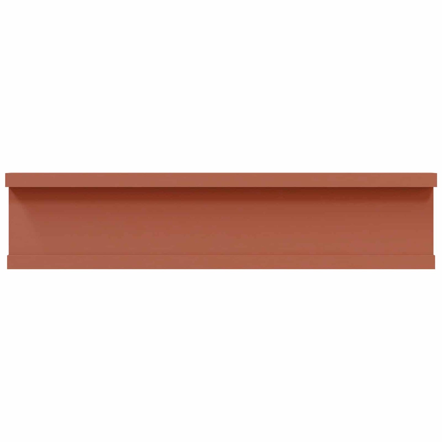 Nástěnná Polička Nástěnná Montáž 4 Ks Červená 40 X 9 X 3 Cm