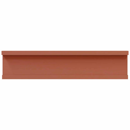 Nástěnná Polička Nástěnná Montáž 4 Ks Červená 40 X 9 X 3 Cm