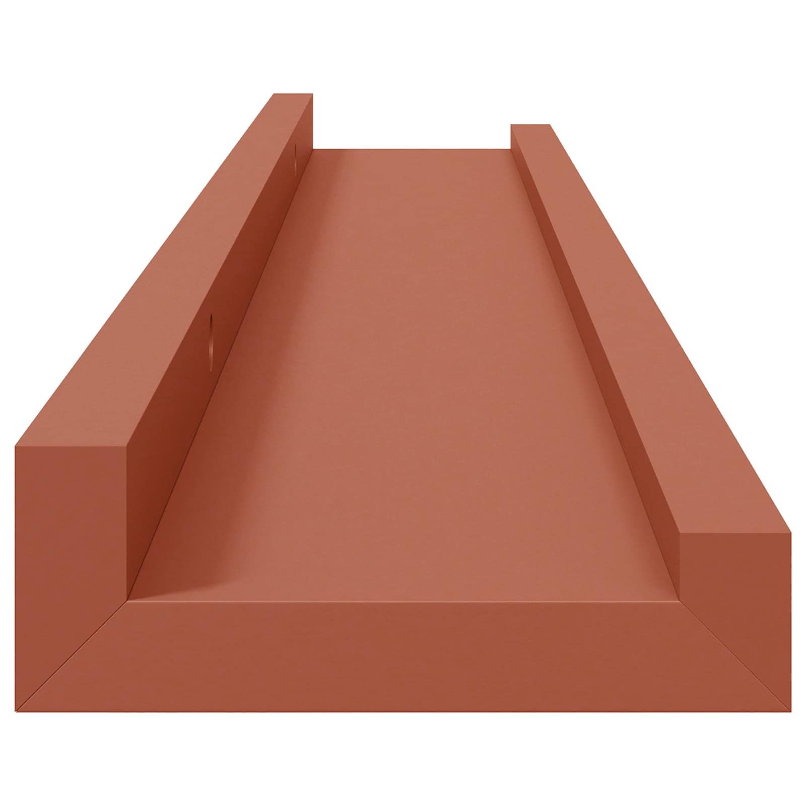 Nástěnná Polička Nástěnná Montáž 4 Ks Červená 60 X 9 X 3 Cm