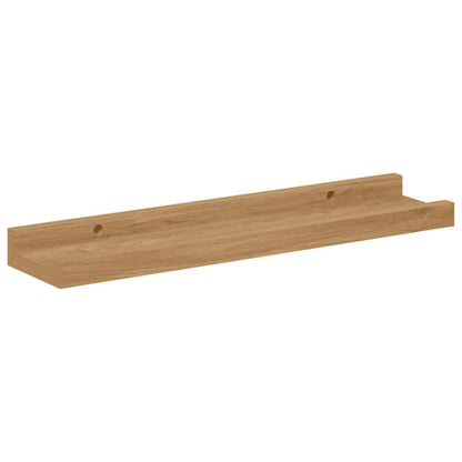 Nástěnná Polička 4 Pcs Hnědá 40 X 9 X 3 Cm Kompozitní Dřevo