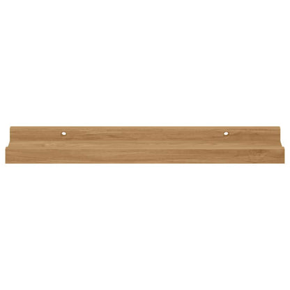 Nástěnná Polička 4 Pcs Hnědá 40 X 9 X 3 Cm Kompozitní Dřevo