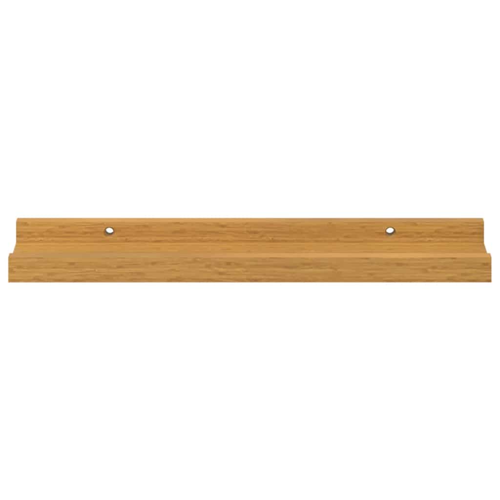 Nástěnná Polička Nástěnná Montáž 2 Ks Béžová 40 X 9 X 3 Cm