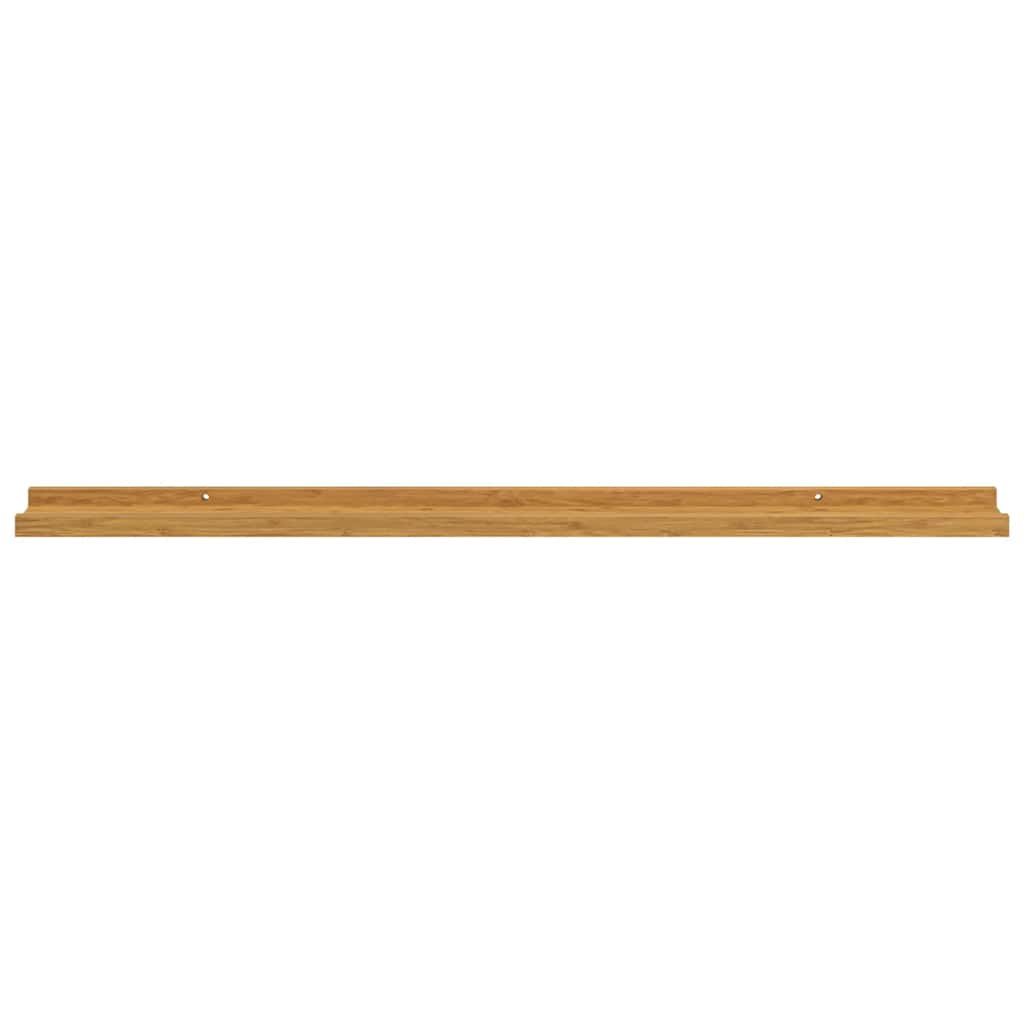 Nástěnná Polička Nástěnná Montáž 2 Ks Béžová 100 X 9 X 3 Cm