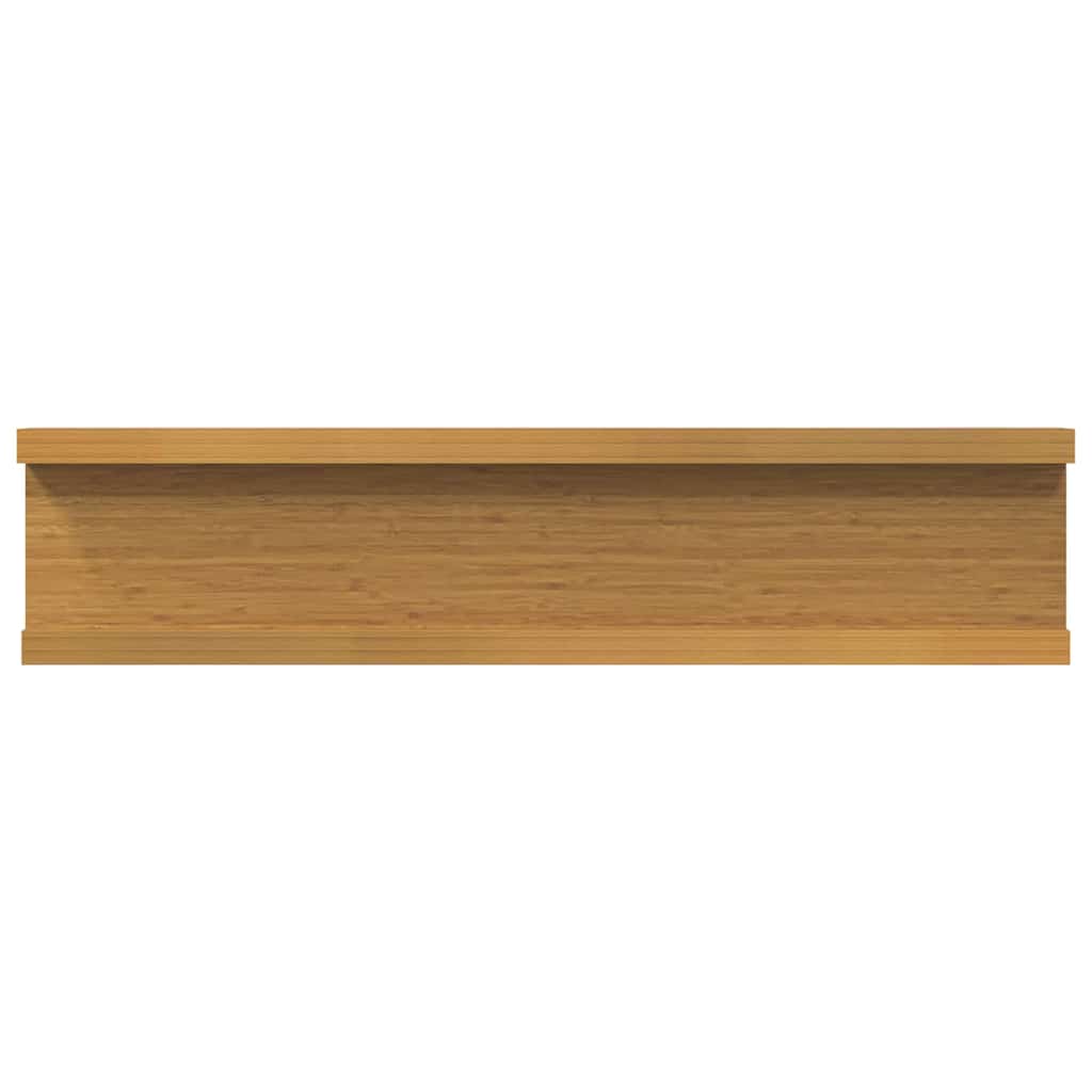 Nástěnná Polička Nástěnná Montáž 4 Ks Béžová 40 X 9 X 3 Cm