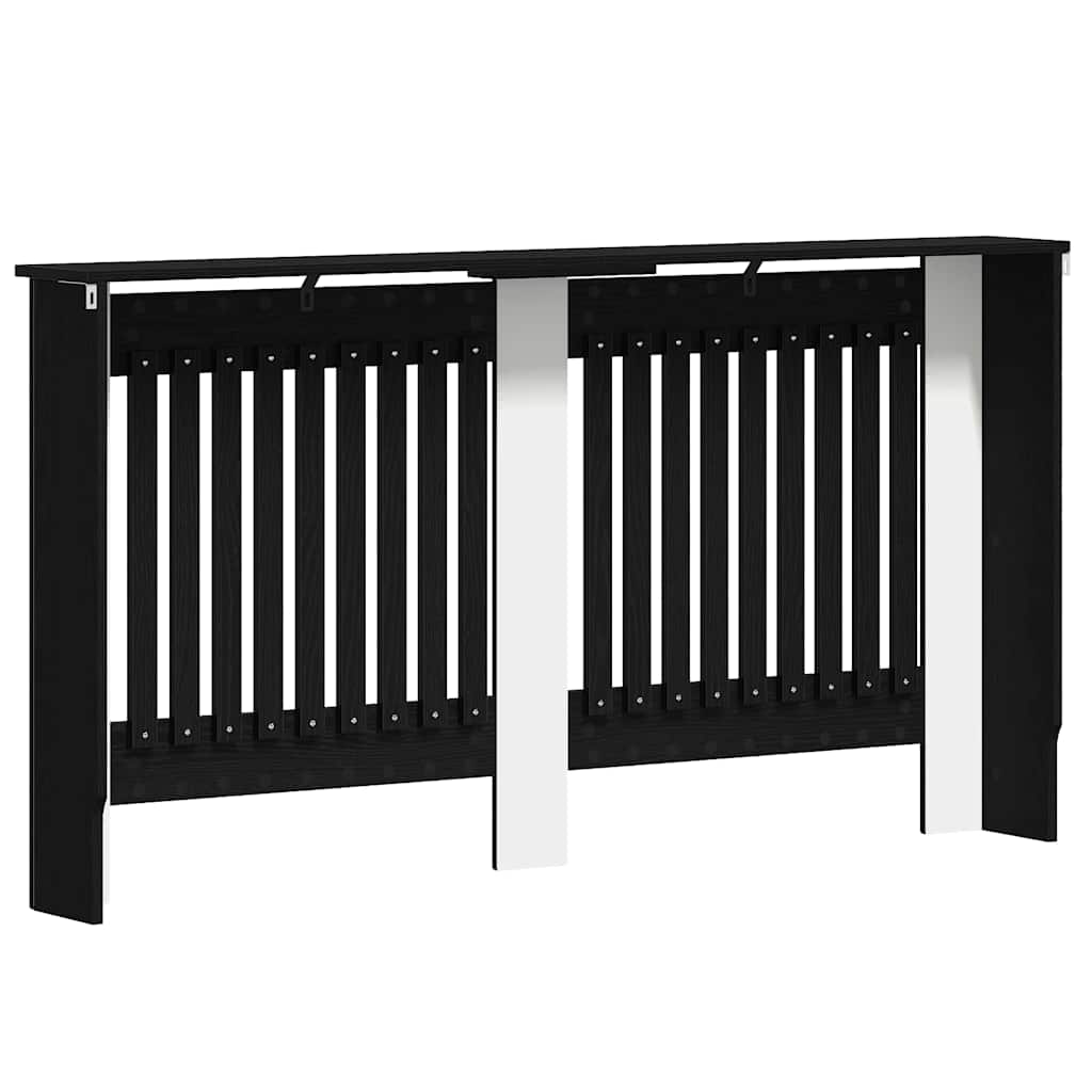Kryt Radiátoru Černý Dub 152 X 19 X 81,5 Cm Kompozitní Dřevo