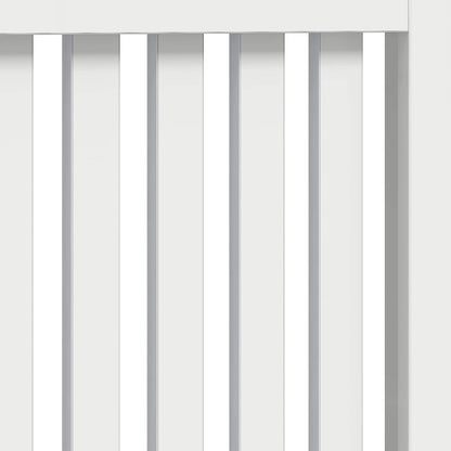 Kryt Radiátoru Bílá S Vysokým Leskem 78 X 19 X 81,5 Cm