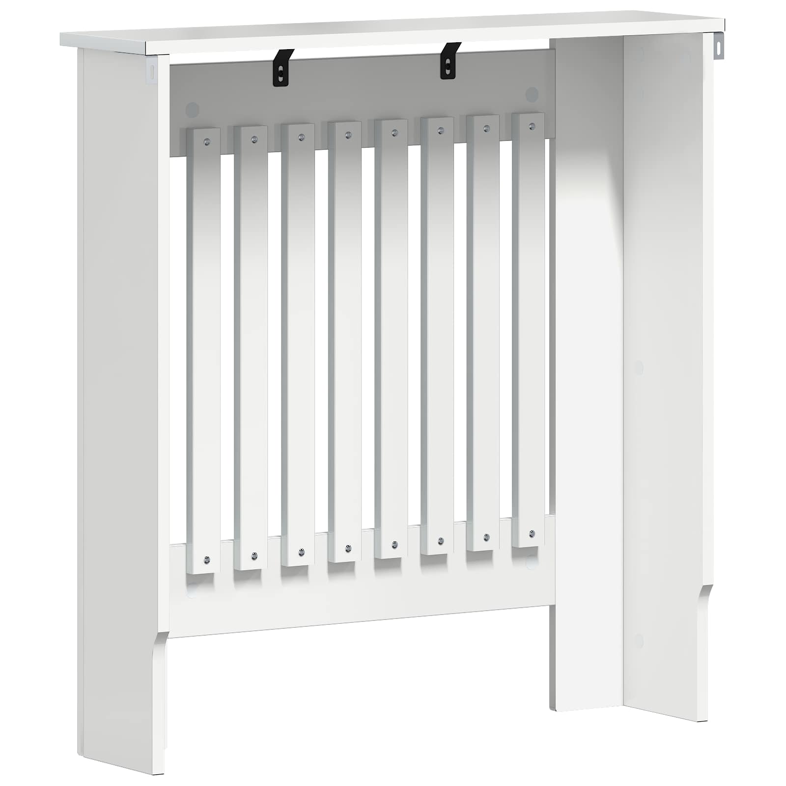 Kryt Radiátoru Bílá S Vysokým Leskem 78 X 19 X 81,5 Cm
