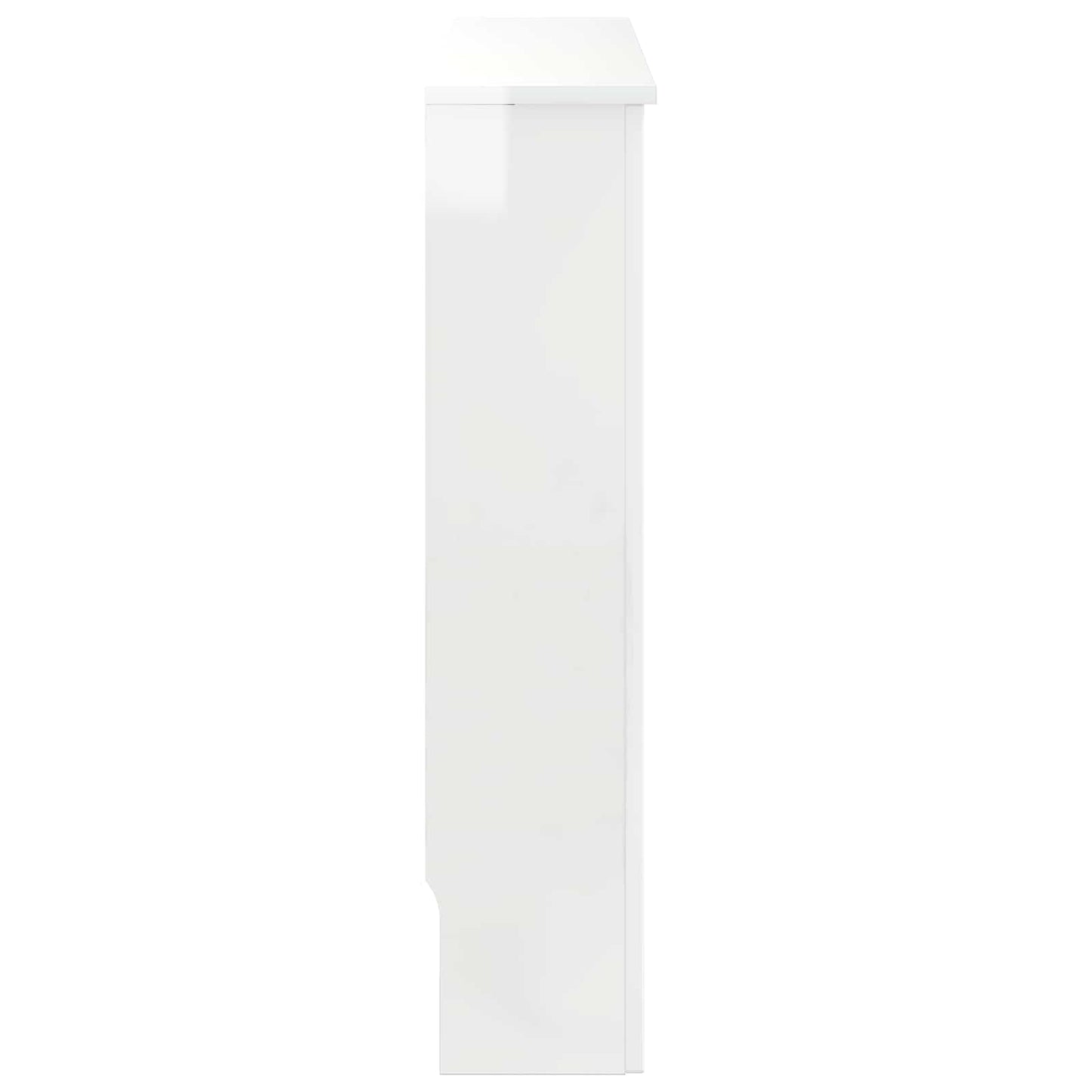 Kryt Radiátoru Bílá S Vysokým Leskem 78 X 19 X 81,5 Cm