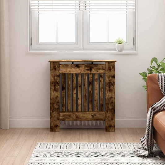 Kryt Radiátoru Kouřový Dub 78 X 19 X 81,5 Cm Kompozitní Dřevo