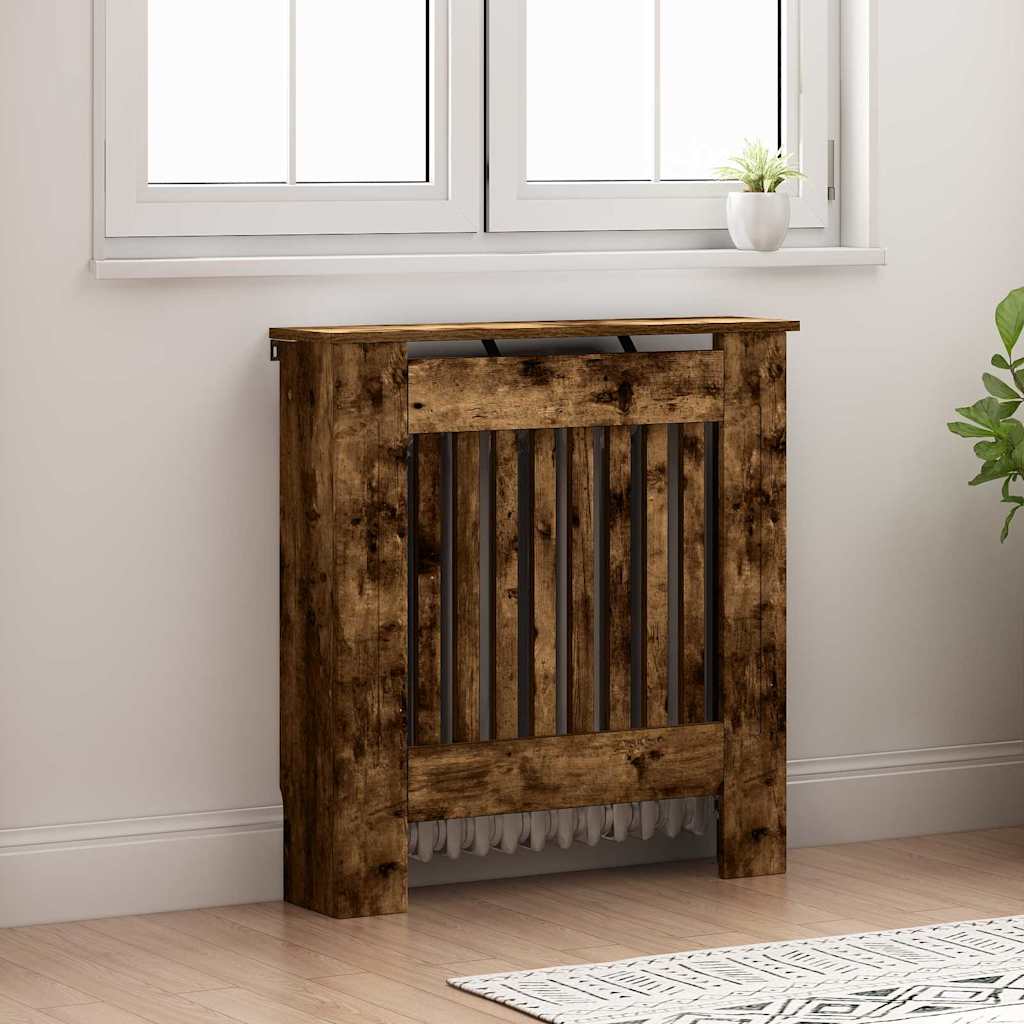 Kryt Radiátoru Kouřový Dub 78 X 19 X 81,5 Cm Kompozitní Dřevo
