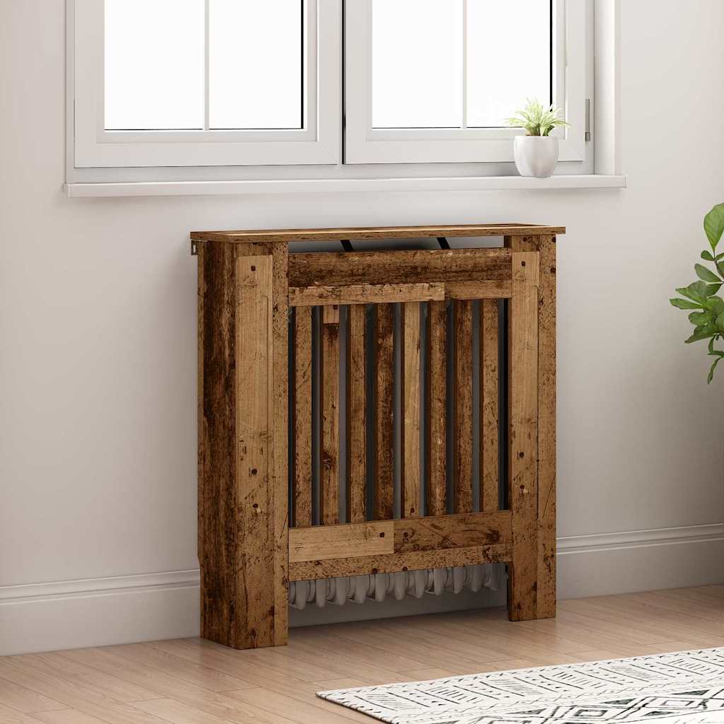 Kryt Radiátoru Staré Dřevo 78 X 19 X 81,5 Cm Kompozitní Dřevo