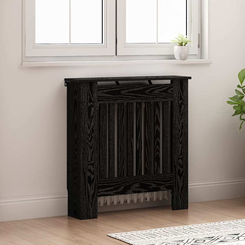 Kryt Radiátoru Černý Dub 78 X 19 X 81,5 Cm Kompozitní Dřevo