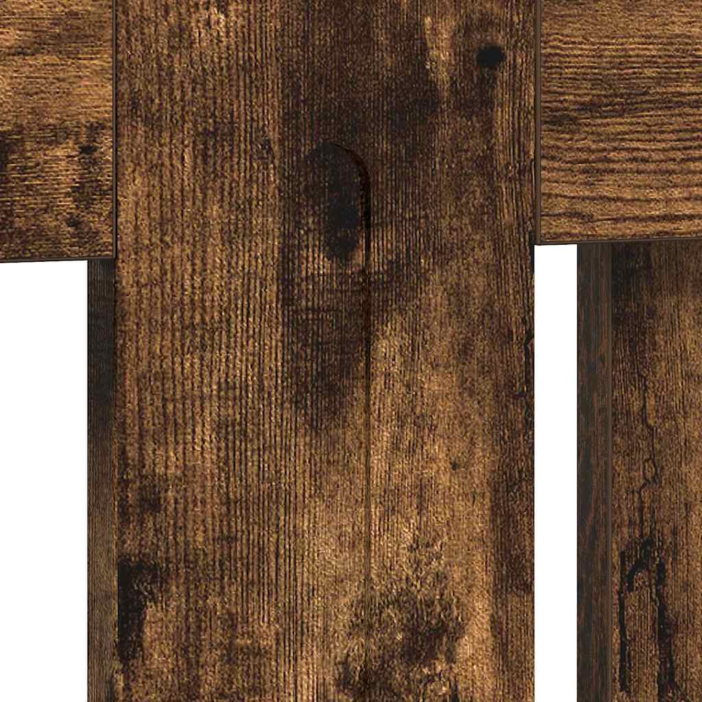 Kryt Radiátoru Kouřový Dub 112 X 19 X 81,5 Cm Kompozitní Dřevo