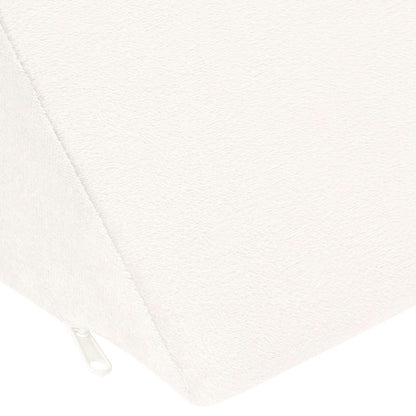Polštář Na Nohy Jednobarevný Bílá 68 X 25 X 21,5 Cm Pu Pěna