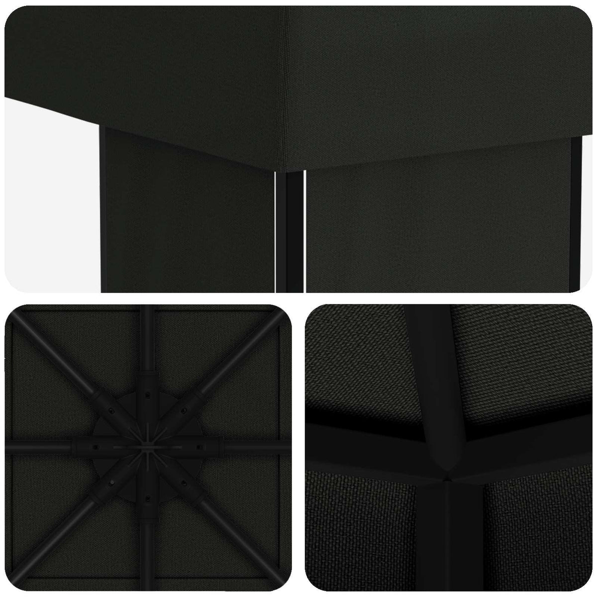 Altán 4 × 3 M Polyester A Ocel 190 Gsm