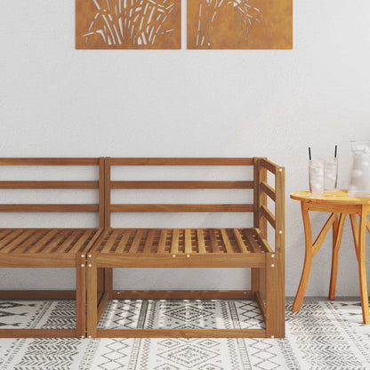 Zahradní Rohová Sedačka Přírodní 83 X 83 X 73 Cm