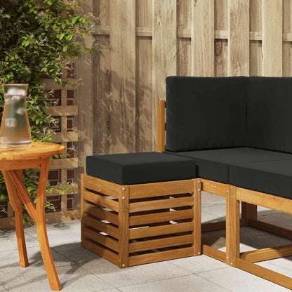 Outdoor Stool Bench Masivní Akátové Dřevo Přírodní