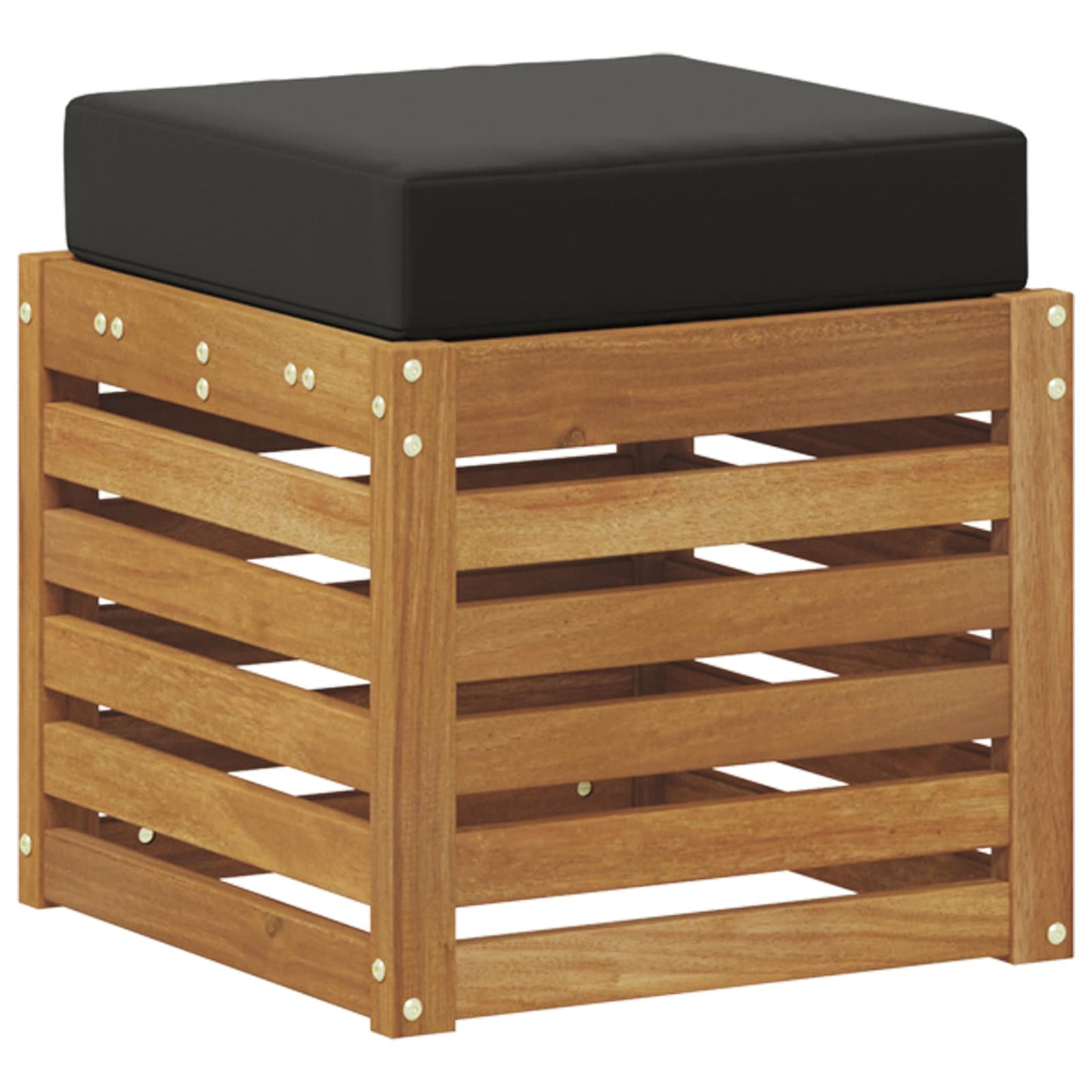 Outdoor Stool Bench Masivní Akátové Dřevo Přírodní