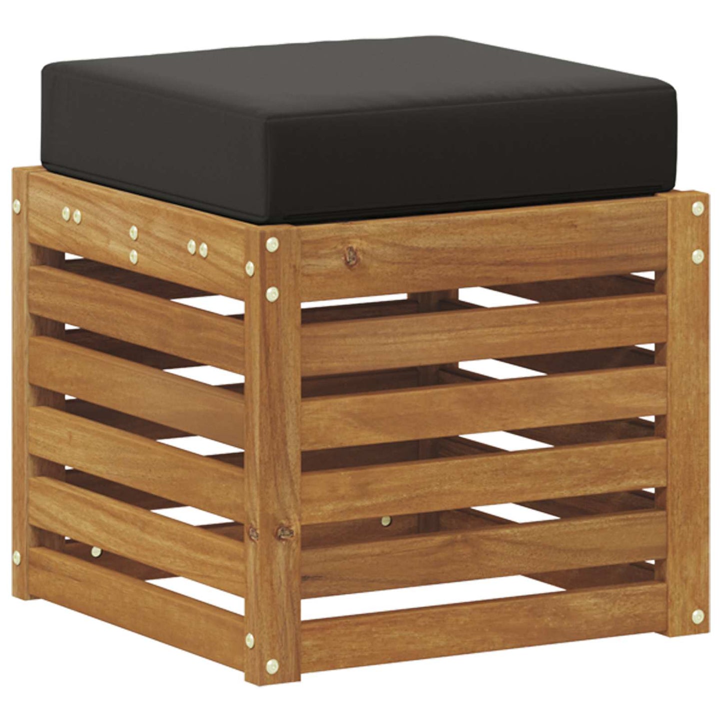 Outdoor Stool Bench Masivní Akátové Dřevo Přírodní