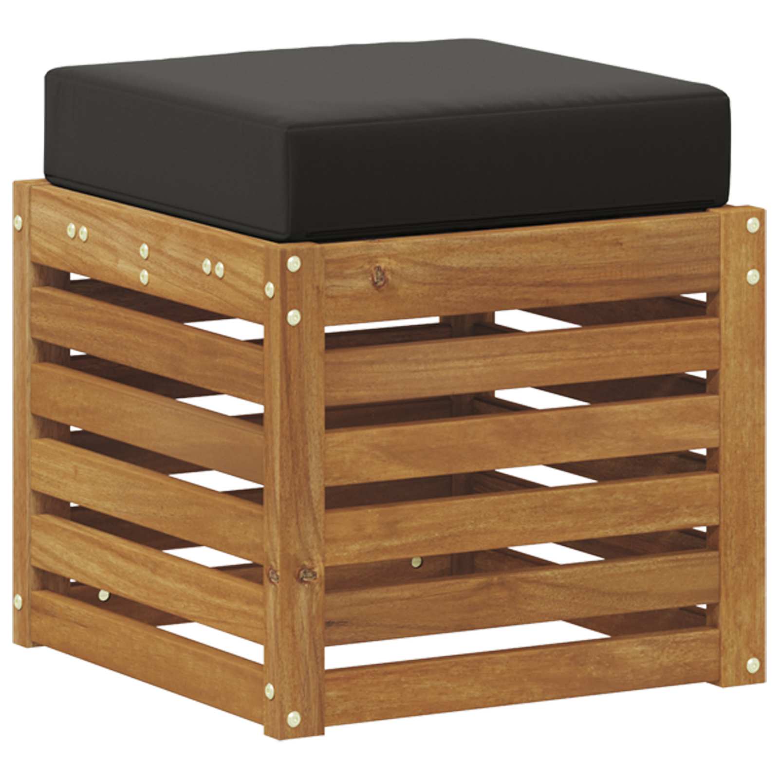 Outdoor Stool Bench Masivní Akátové Dřevo Přírodní