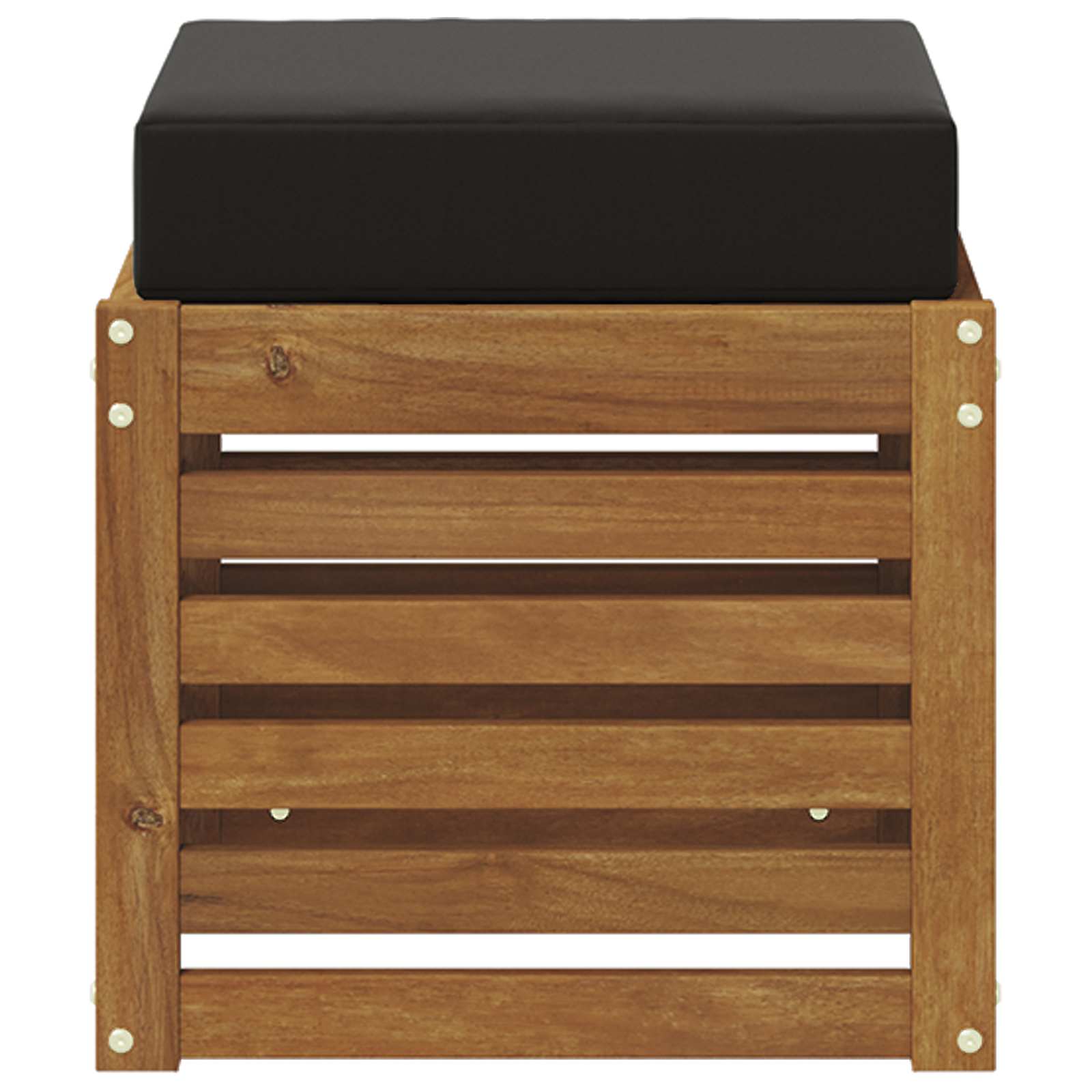 Outdoor Stool Bench Masivní Akátové Dřevo Přírodní