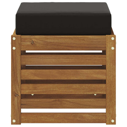 Outdoor Stool Bench Masivní Akátové Dřevo Přírodní