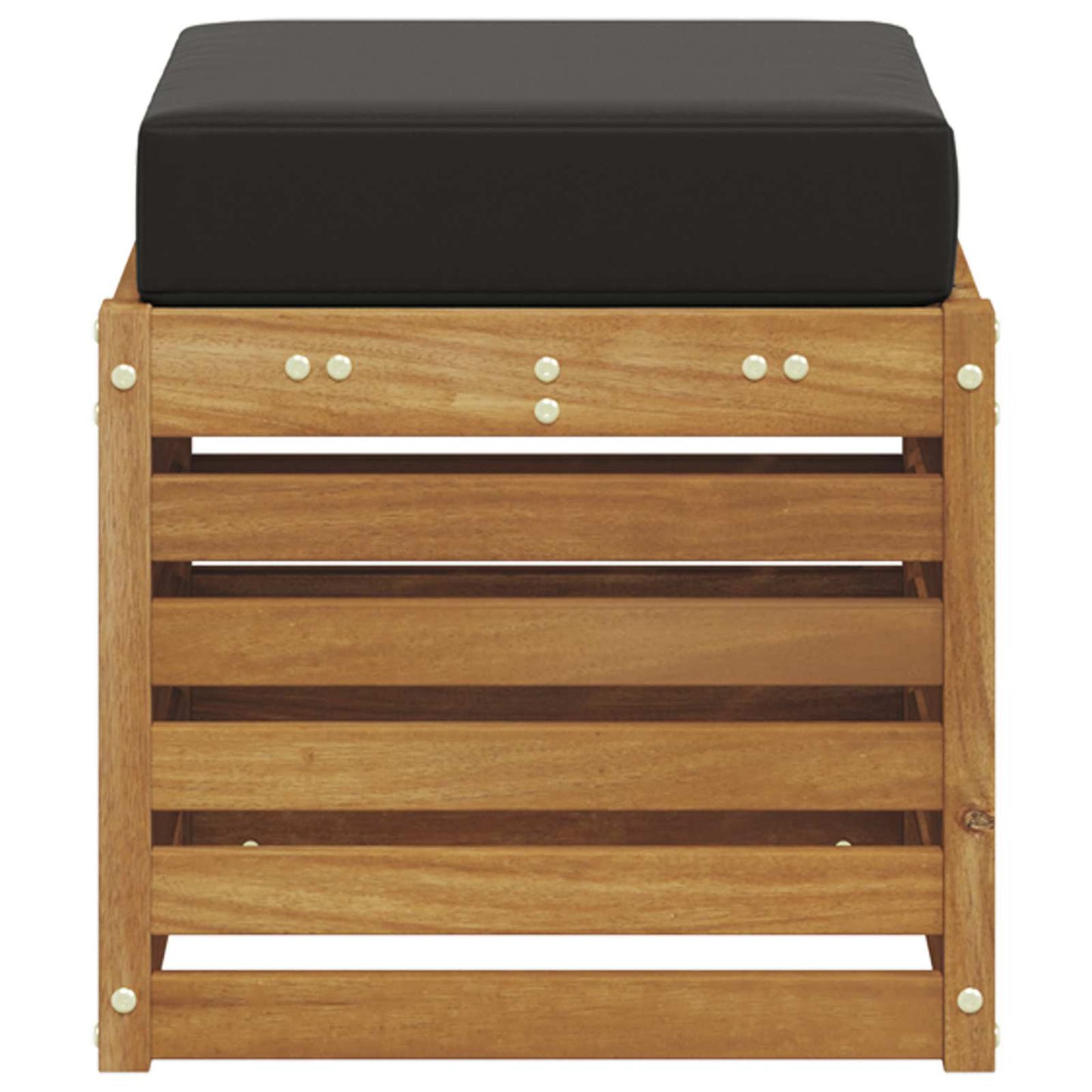Outdoor Stool Bench Masivní Akátové Dřevo Přírodní