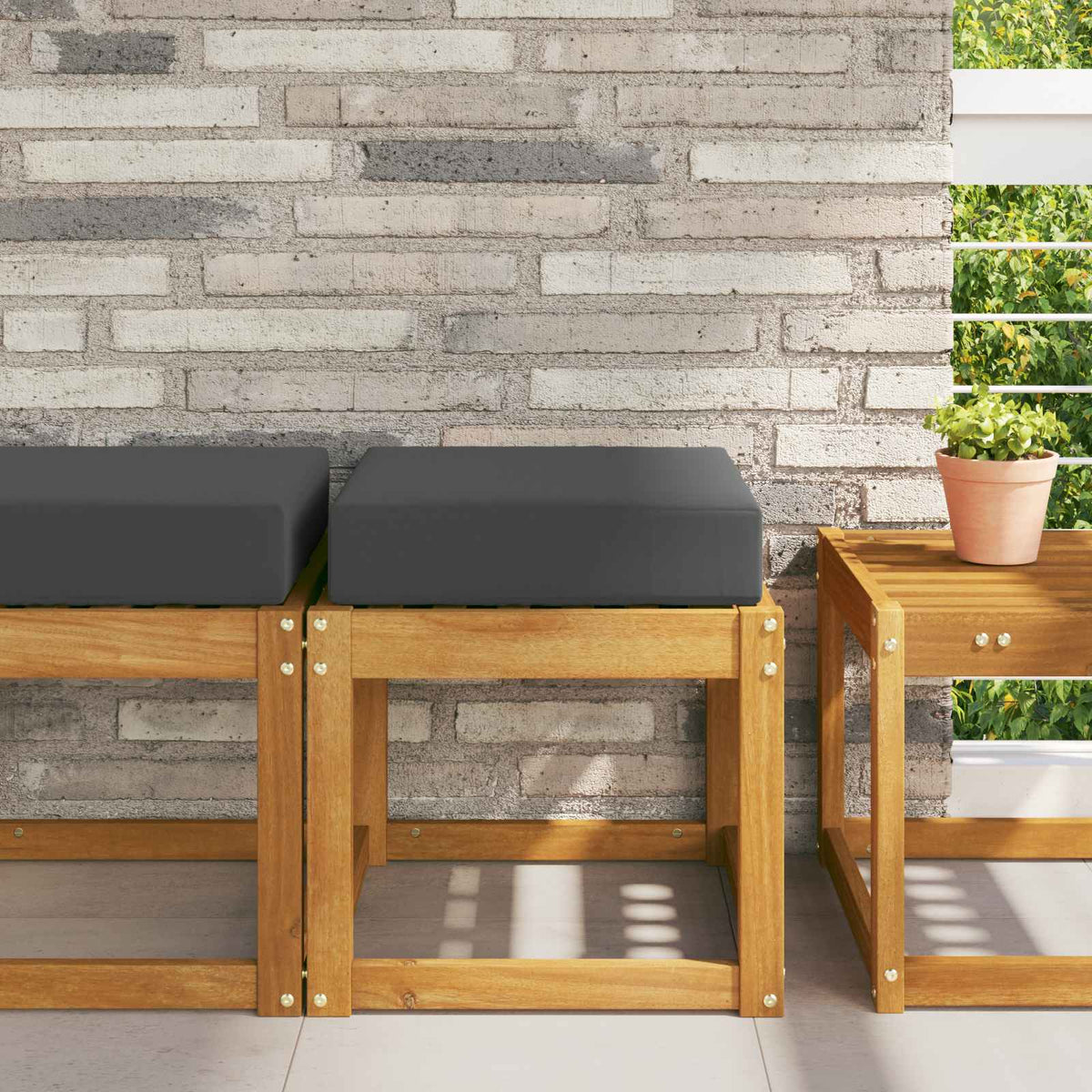 Venkovní Sedací Polštář 100% Polyester 80 X 40 X 8 Cm