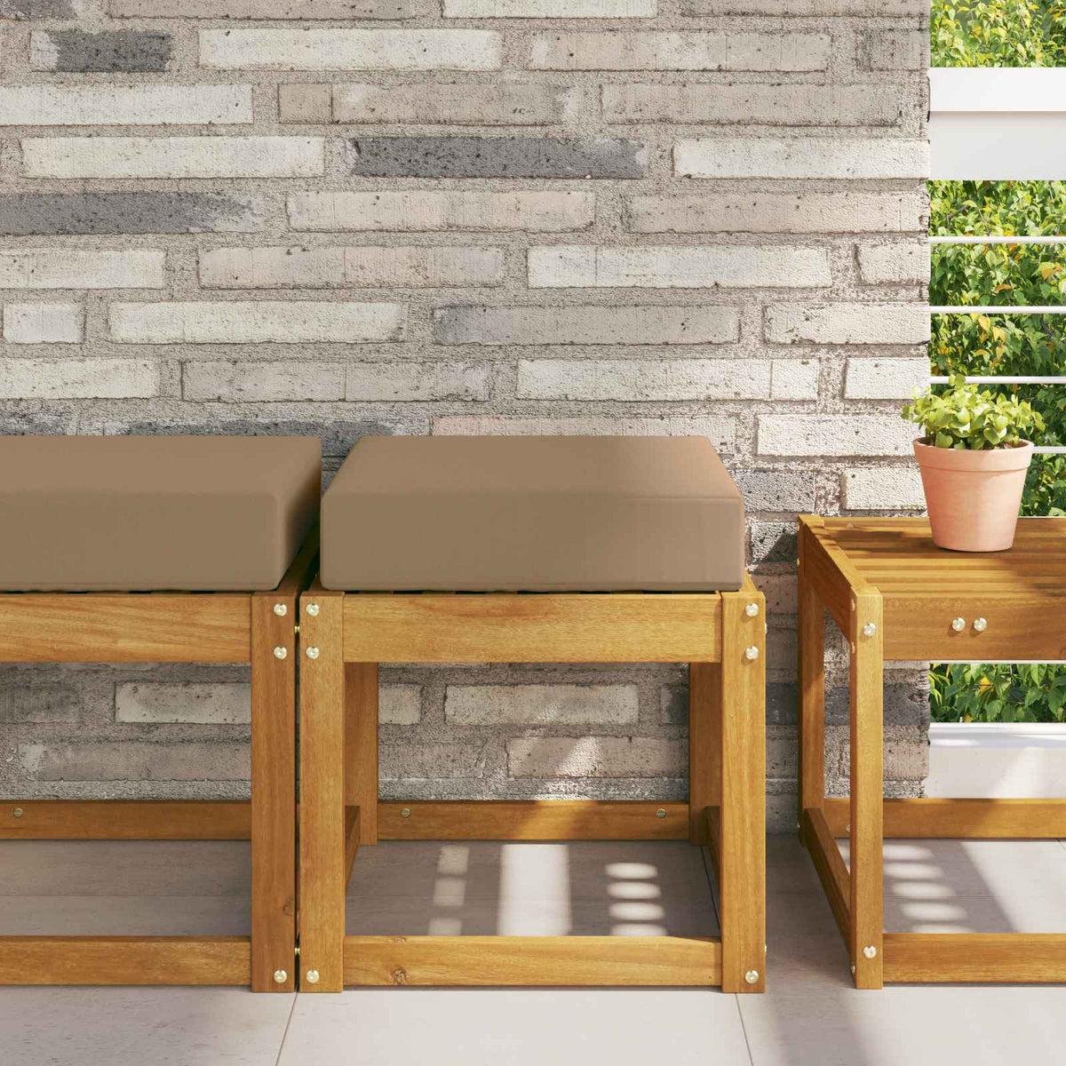 Venkovní Sedací Polštář 100% Polyester 80 X 40 X 8 Cm