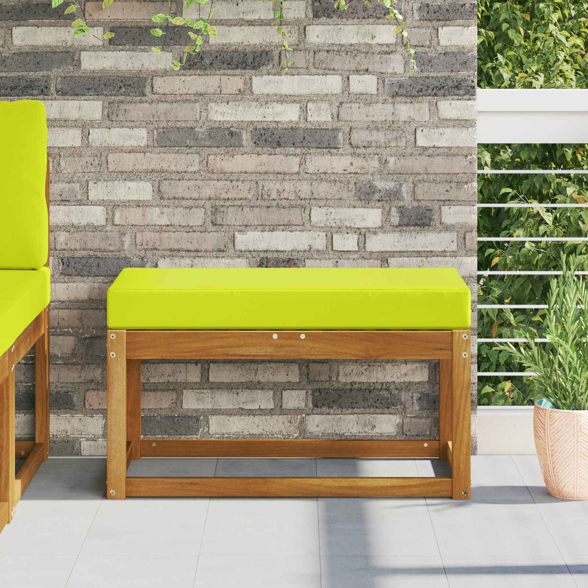 Venkovní Sedací Polštář 100% Polyester 80 X 40 X 8 Cm