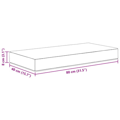 Venkovní Sedací Polštář 100% Polyester 80 X 40 X 8 Cm
