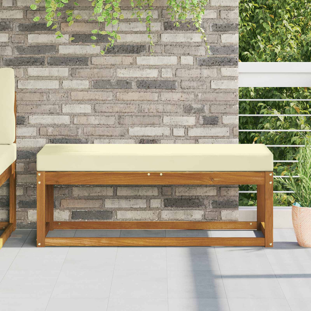 Venkovní Sedací Polštář 100% Polyester 80 X 40 X 8 Cm
