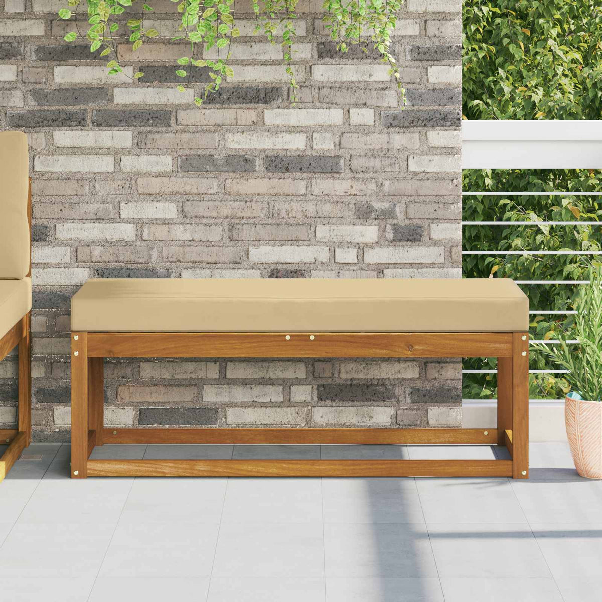 Venkovní Sedací Polštář 100% Polyester 80 X 40 X 8 Cm