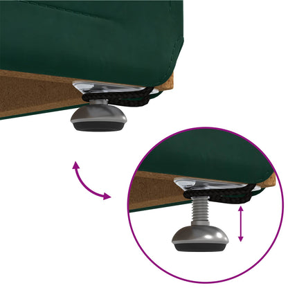 Stolička Tmavě Zelená 41 X 41 X 40 Cm Samet A Inženýrské Dřevo