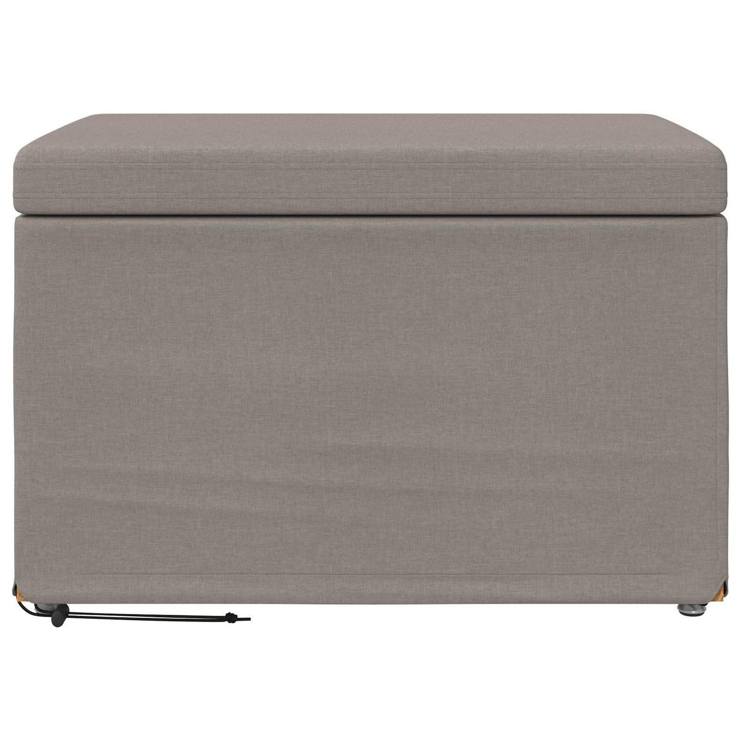 Stolička Taupe 61 X 41 X 40 Cm Látka A Syntetické Dřevo