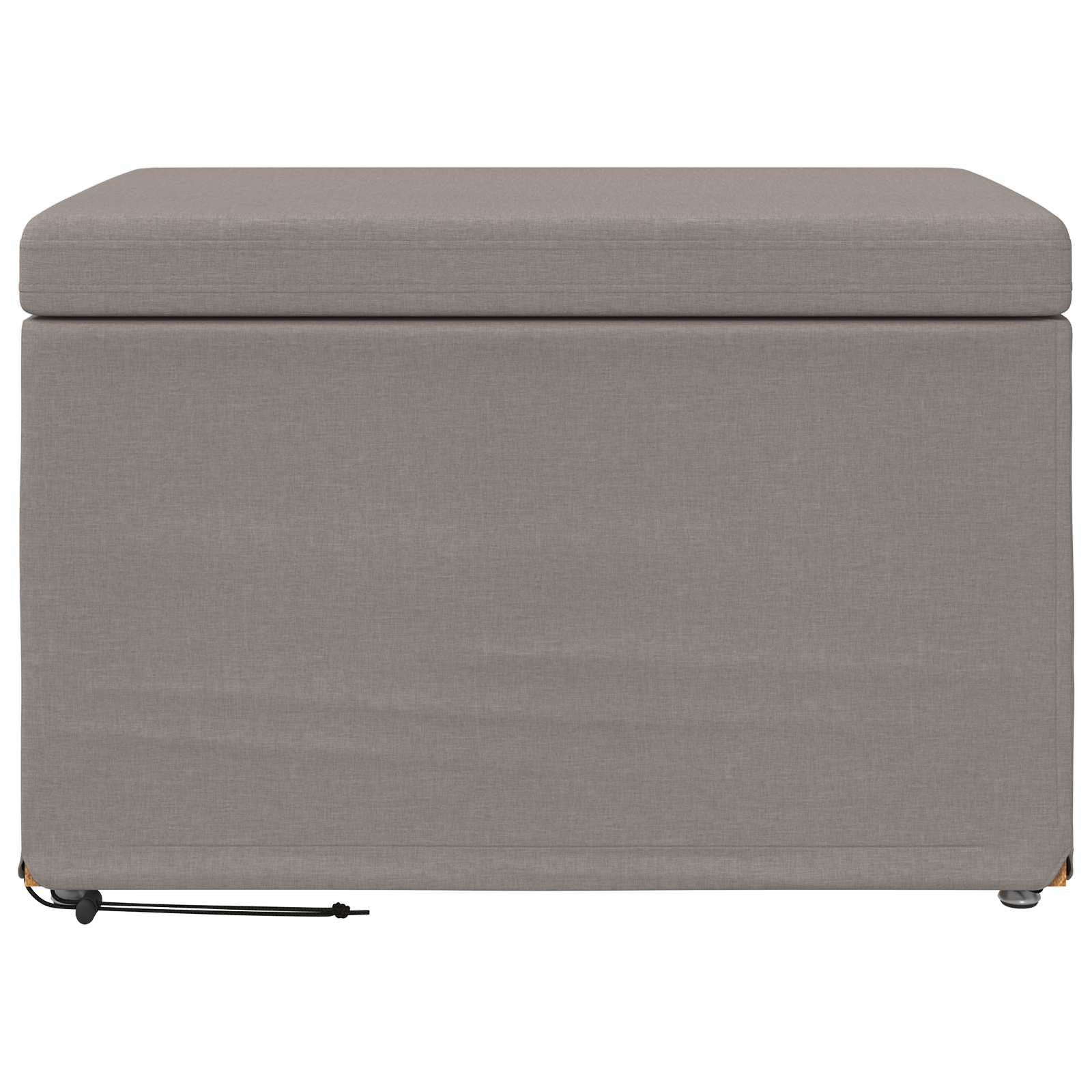 Stolička Taupe 61 X 41 X 40 Cm Látka A Syntetické Dřevo