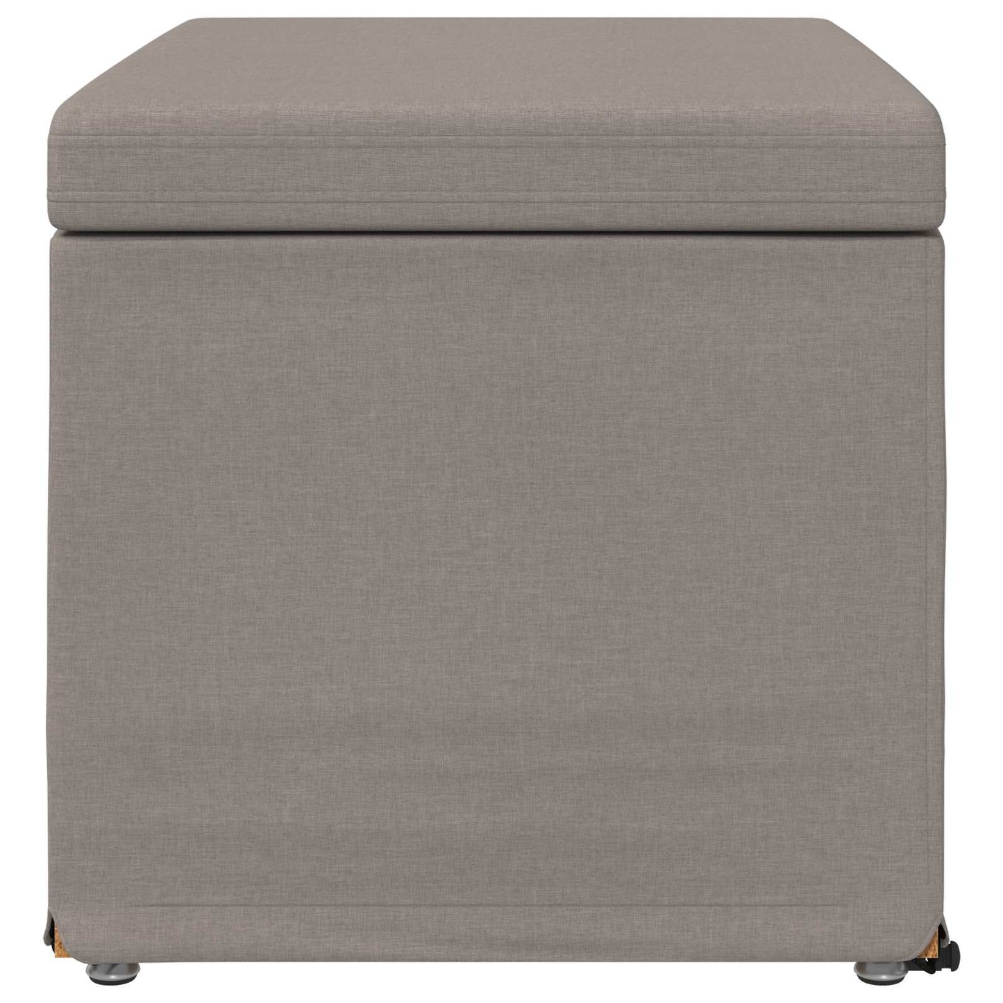 Stolička Taupe 61 X 41 X 40 Cm Látka A Syntetické Dřevo
