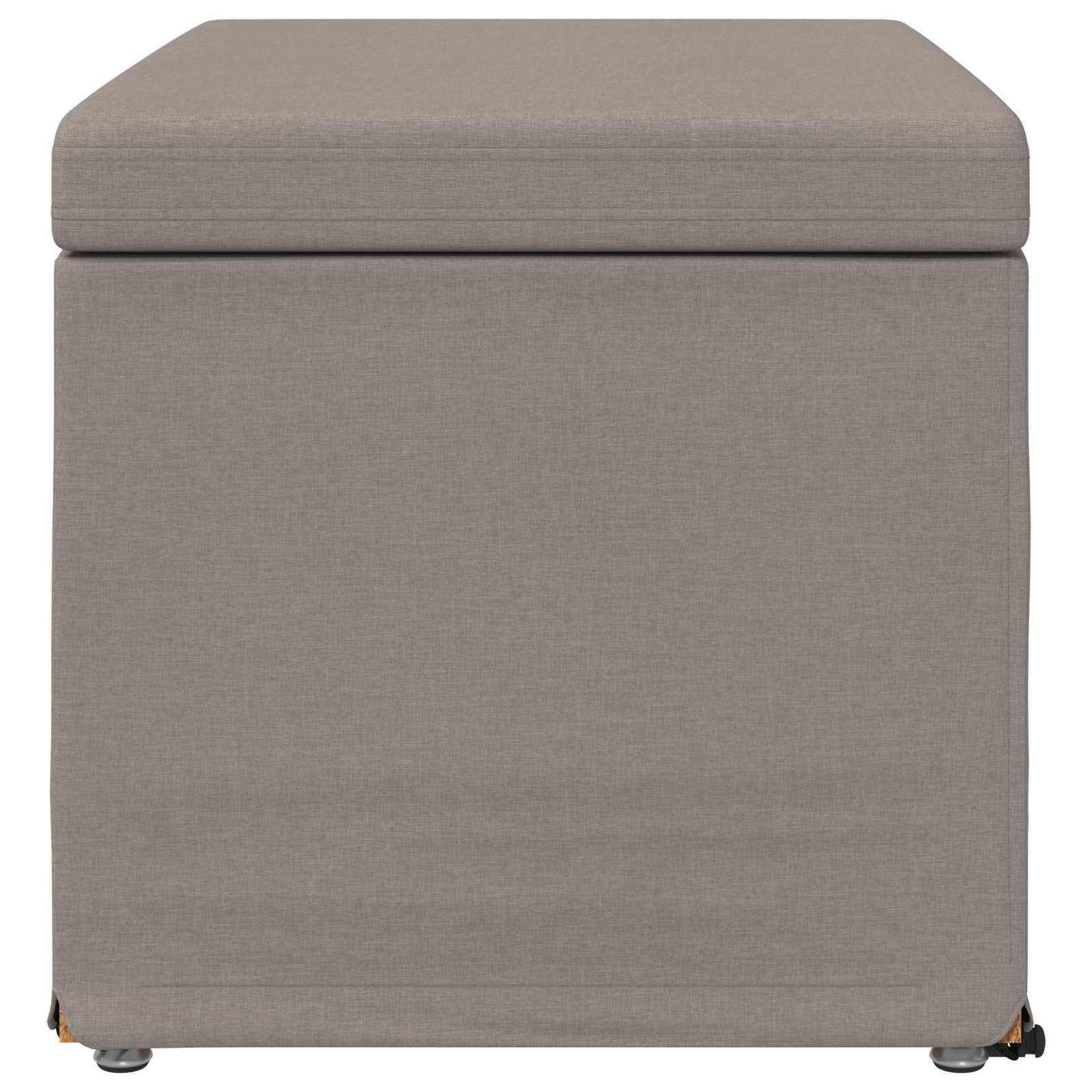 Stolička Taupe 61 X 41 X 40 Cm Látka A Syntetické Dřevo