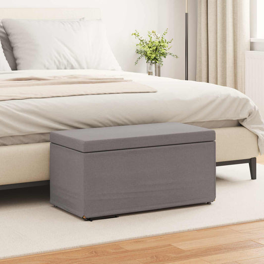 Stolička Taupe 81 X 41 X 40 Cm Látka A Syntetické Dřevo