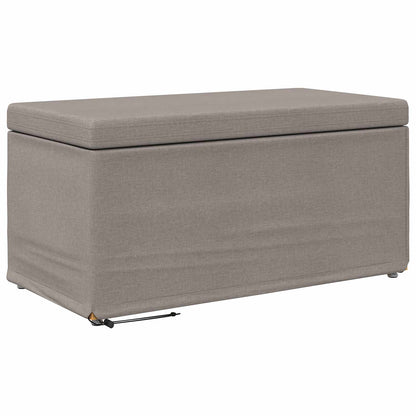 Stolička Taupe 81 X 41 X 40 Cm Látka A Syntetické Dřevo