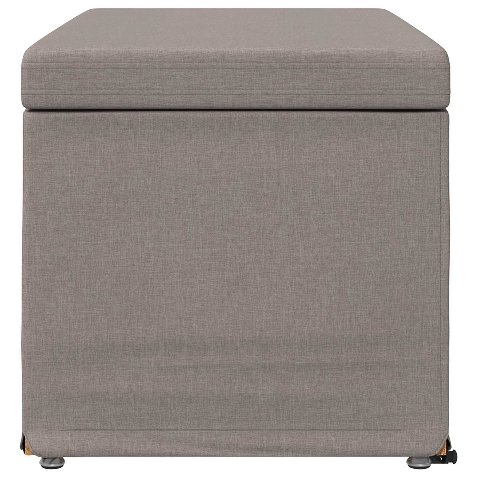 Stolička Taupe 81 X 41 X 40 Cm Látka A Syntetické Dřevo