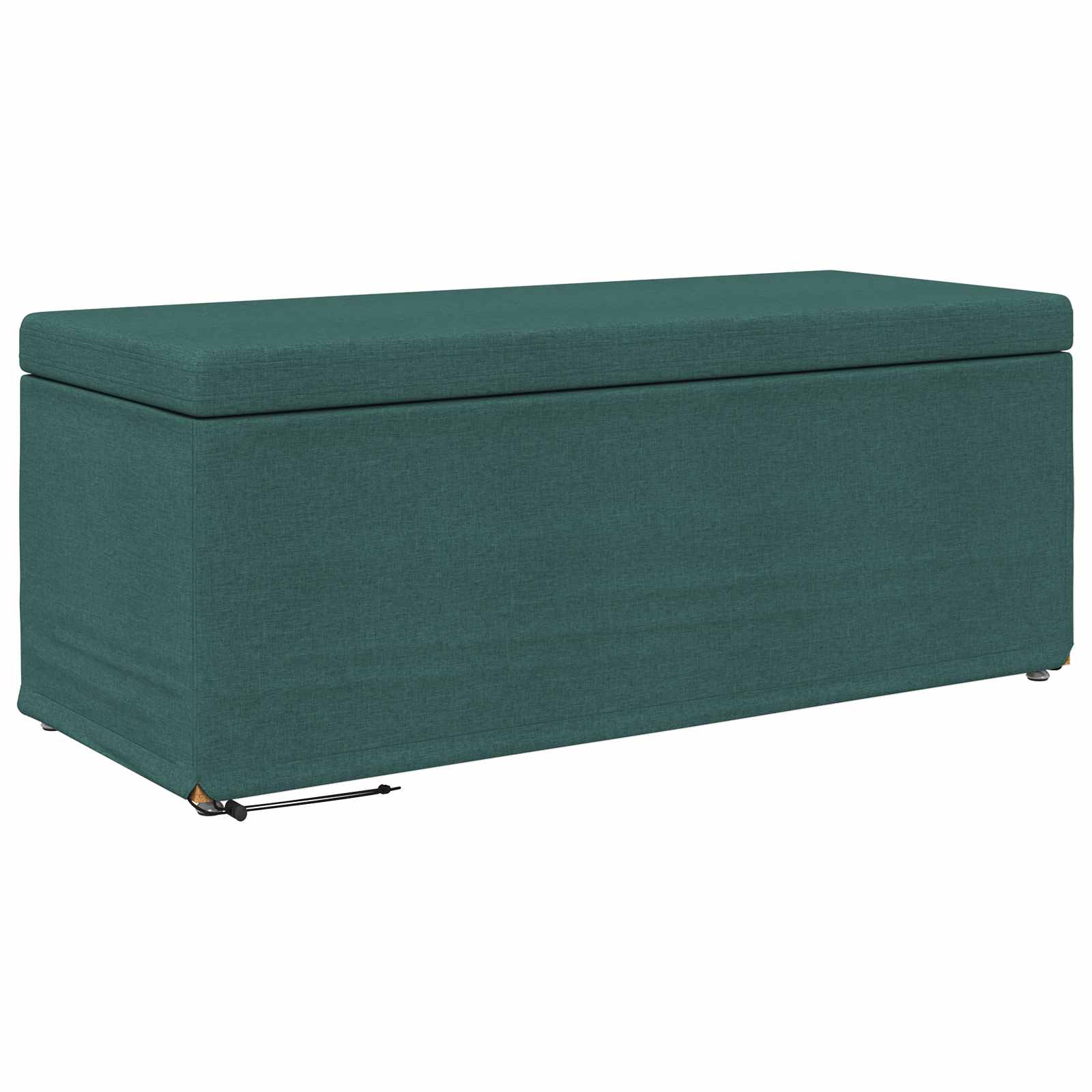 Stolička Tmavě Zelená 101 X 41 X 40 Cm Látka A Syntetické Dřevo
