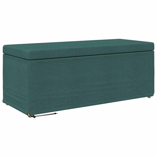 Stolička Tmavě Zelená 101 X 41 X 40 Cm Látka A Syntetické Dřevo