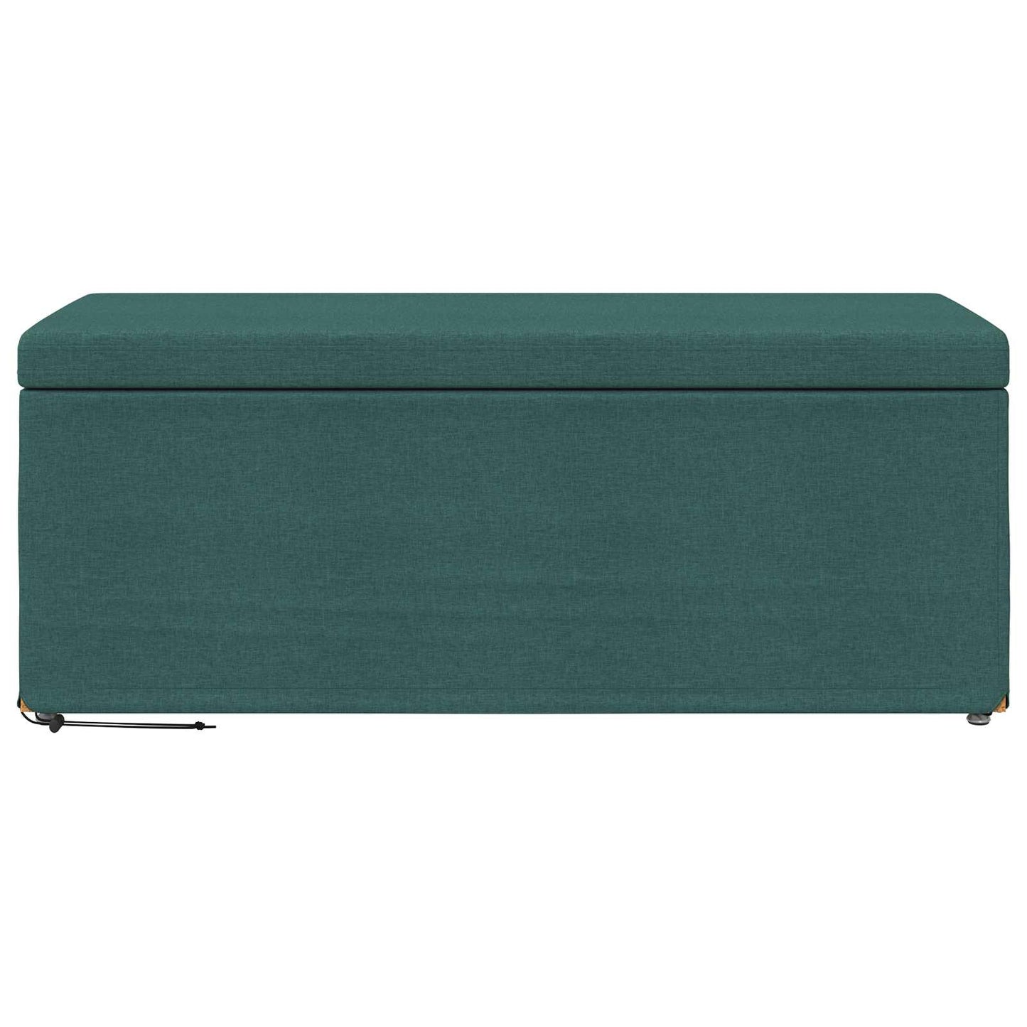 Stolička Tmavě Zelená 101 X 41 X 40 Cm Látka A Syntetické Dřevo
