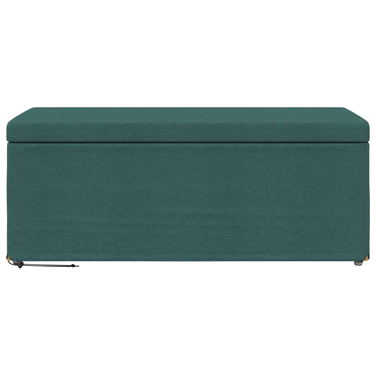 Stolička Tmavě Zelená 101 X 41 X 40 Cm Látka A Syntetické Dřevo