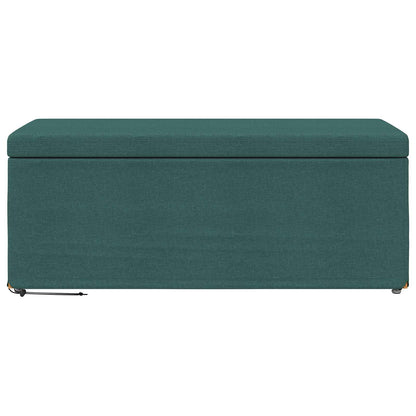 Stolička Tmavě Zelená 101 X 41 X 40 Cm Látka A Syntetické Dřevo