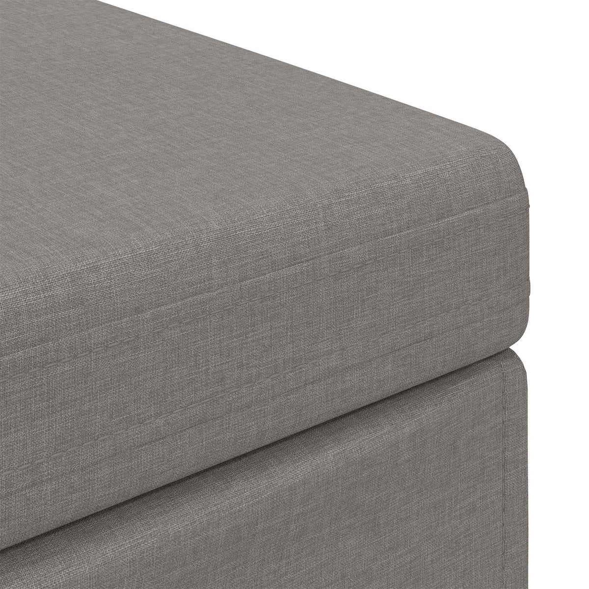 Stolička Taupe 101 X 41 X 40 Cm Látka A Syntetické Dřevo